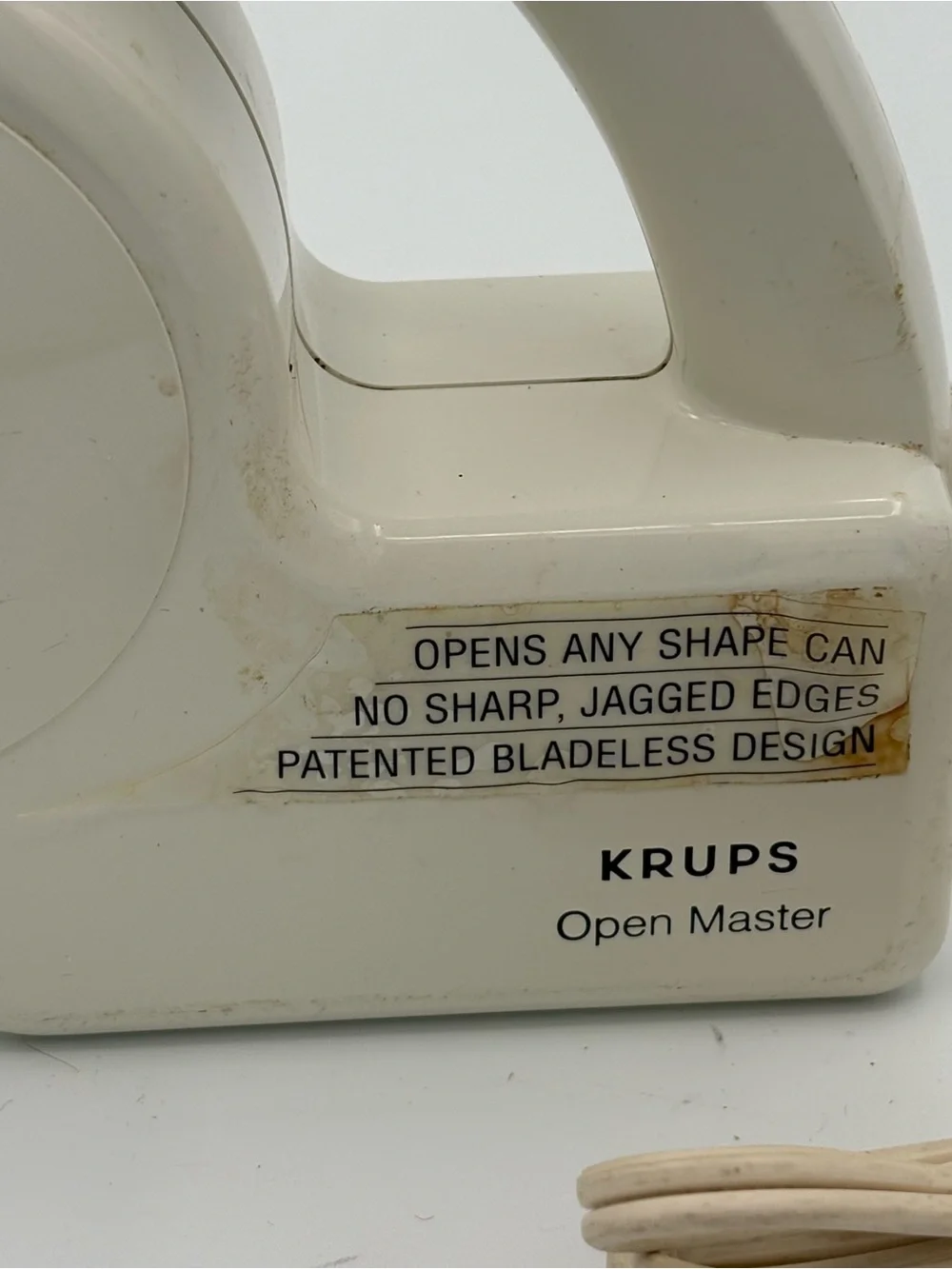 Krups Open Master Model 404 Bladeless Clean Edge Handheld Electric Can Opener